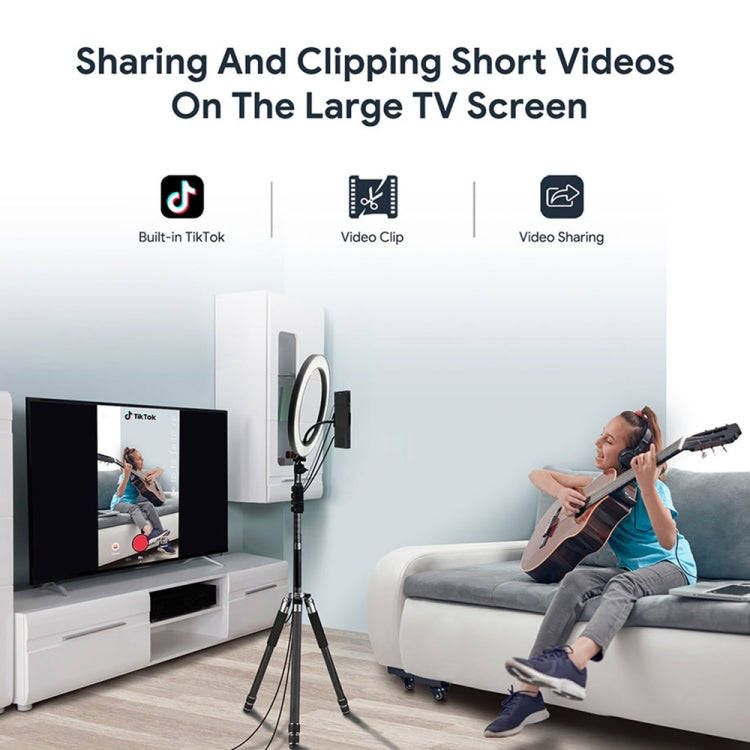 MECOOL KA2 Video Calling on TV Android 10.0 Smart TV Box with Remote Control, Amlogic S905X4 Quad...