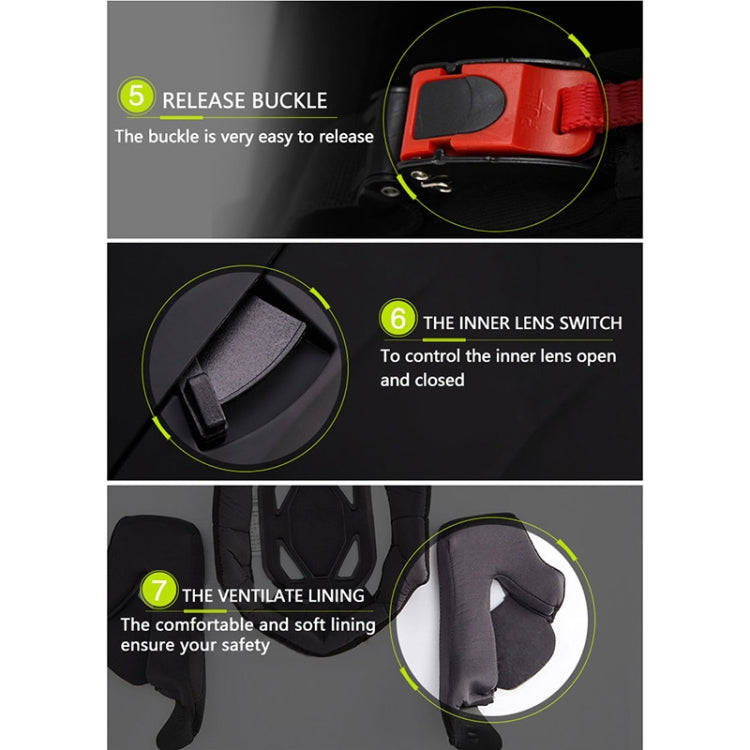 Soman 955 Skyeye Motorcycle Full / Open Face Bluetooth Helmet Headset Full Face, Supports Answer ...