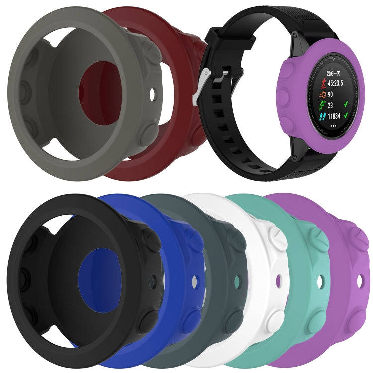 Smart Watch Silicone Protective Case, Host not Included for Garmin Fenix 5(White)