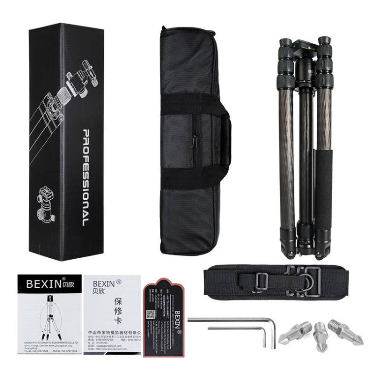 BEXIN W324C G44 Carbon Fiber Tripod Stable Shooting Camera for Video Point Dslr Camera