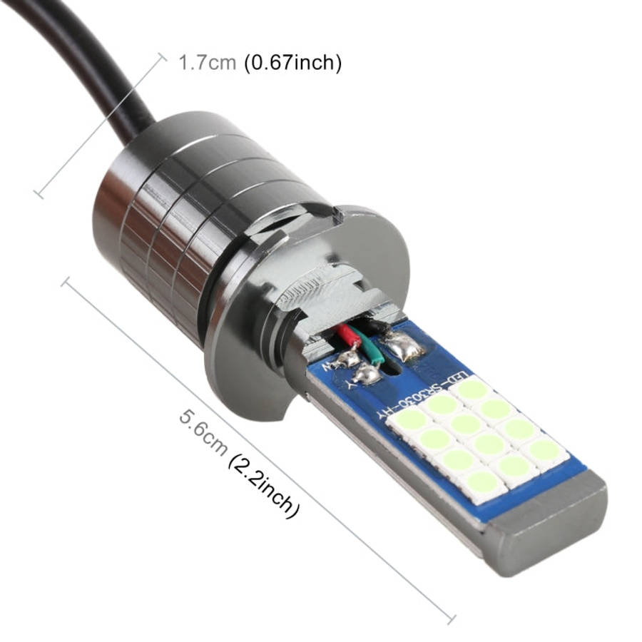 H3 2 PCS DC12-24V / 10.5W Car Fog Lights with 24LEDs SMD-3030 & Constant Current, Box Packaging(I...