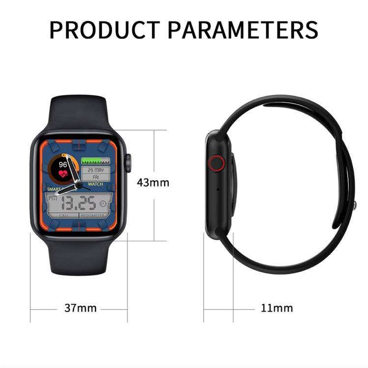 DW35 1.75 inch Full Screen IP67 Waterproof Smart Watch, Support Sleep Monitor / Heart Rate Monito...
