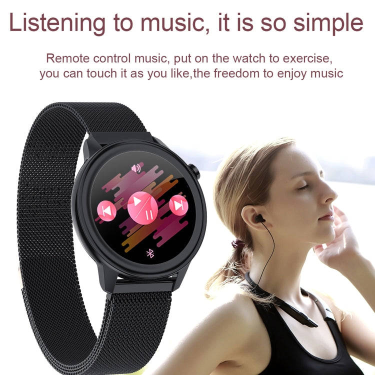 F80 1.3 inch TFT Color Screen IP68 Waterproof Women Smart Watch, Support Body Temperature Monitor...