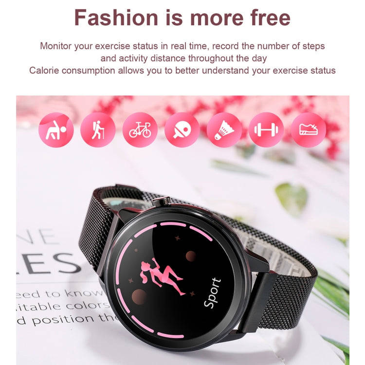 F80 1.3 inch TFT Color Screen IP68 Waterproof Women Smart Watch, Support Body Temperature Monitor...