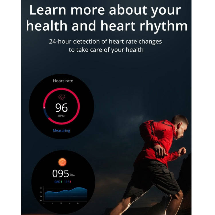 Lokmat ATTACK 1.28 inch TFT LCD Screen Smart Watch, Support Sleep Monitor / Heart Rate Monitor / ...