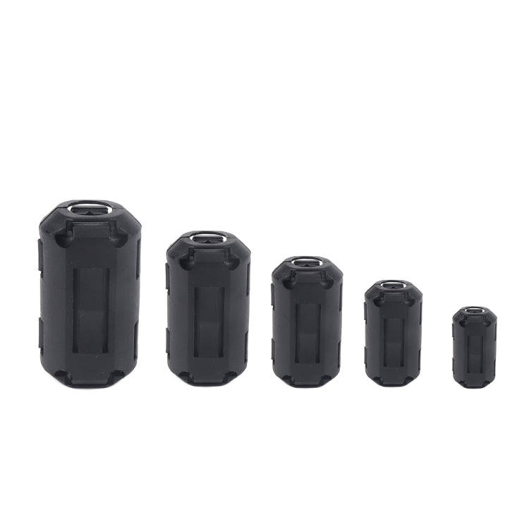 22 PCS / Pack 3.5mm/5mm/7mm/9mm Anti-interference Degaussing Ring Ferrite Ring Cable Clip Core No...