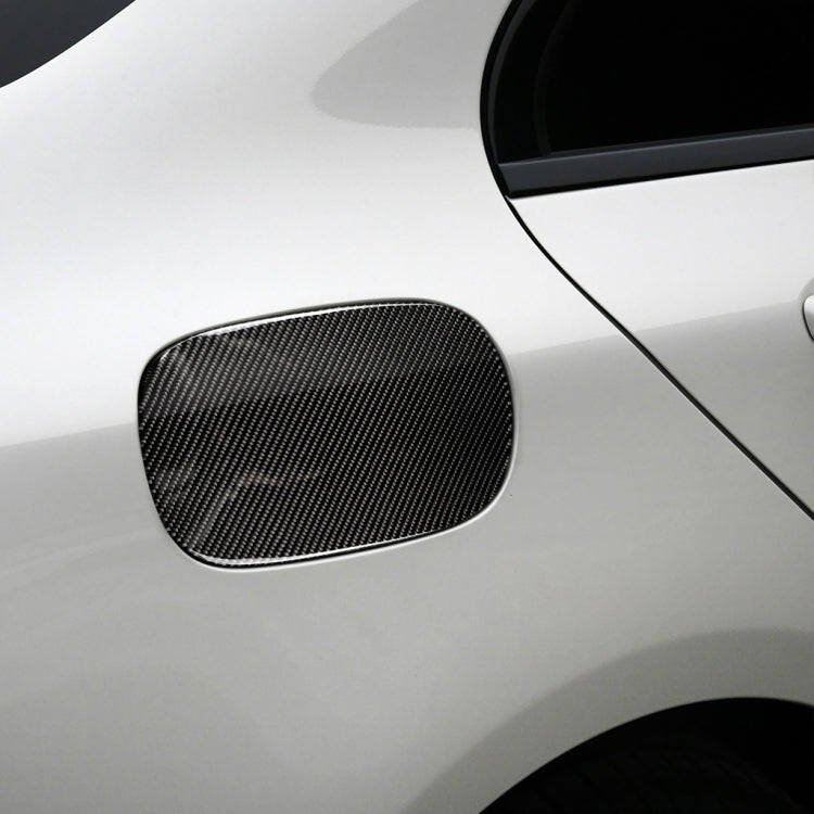 Car Carbon Fiber Fuel Tank Cap Decorative Sticker for Mercedes-Benz C Class W205 2015-2018, Left ...