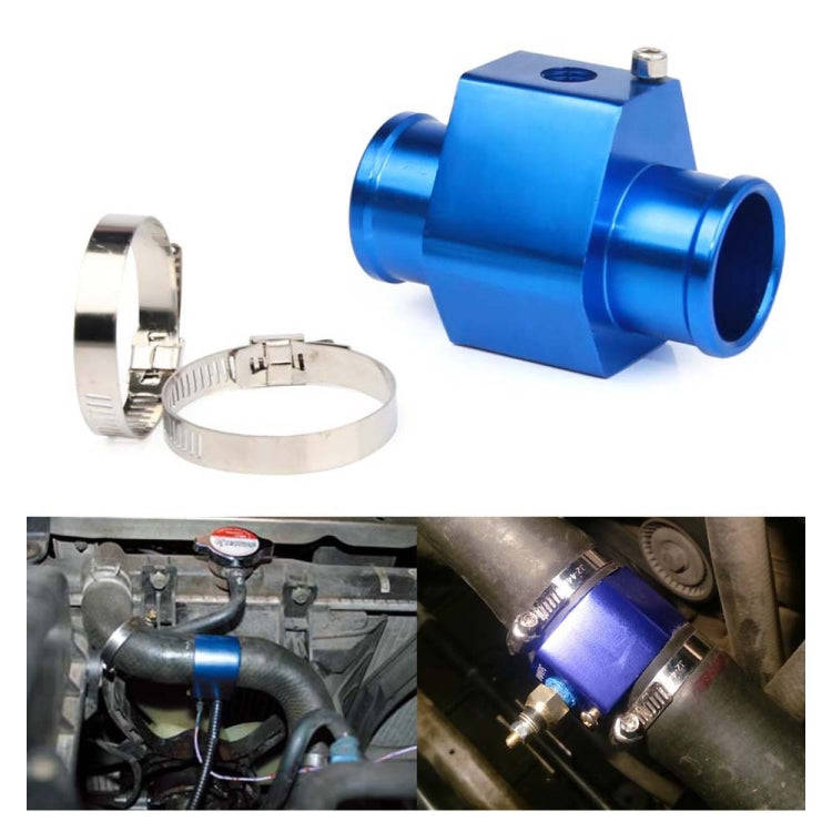 Car Water Temperature Meter Temperature Gauge Joint Pipe Radiator Sensor Adaptor Clamps, Size:30m...