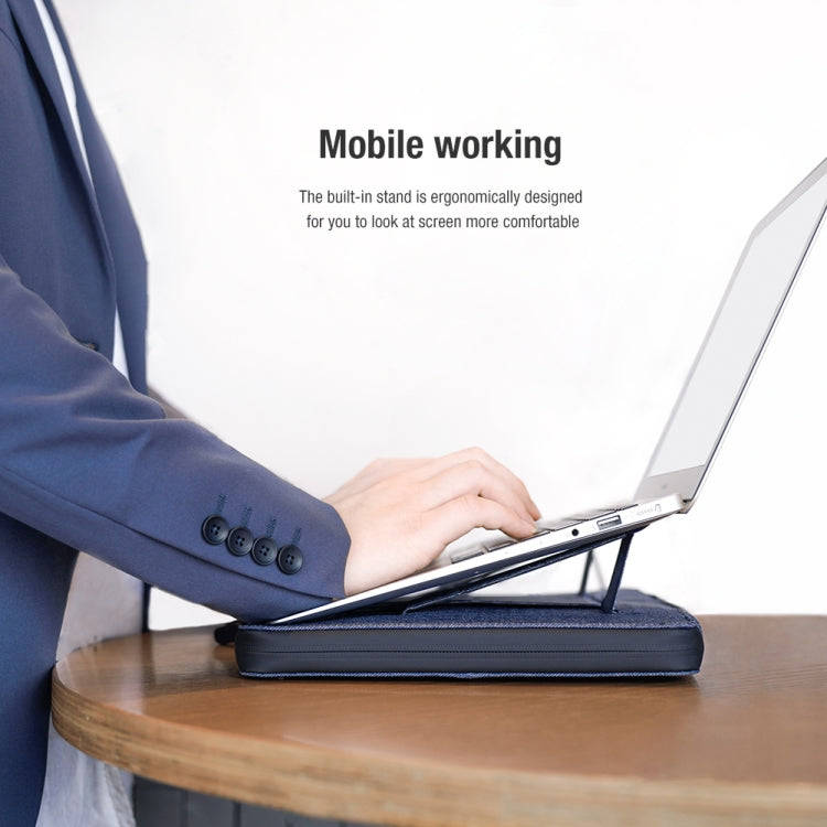 NILLKIN Commuter Multifunctional Laptop Sleeve For 14.0 inch and Below(Dark Gray)