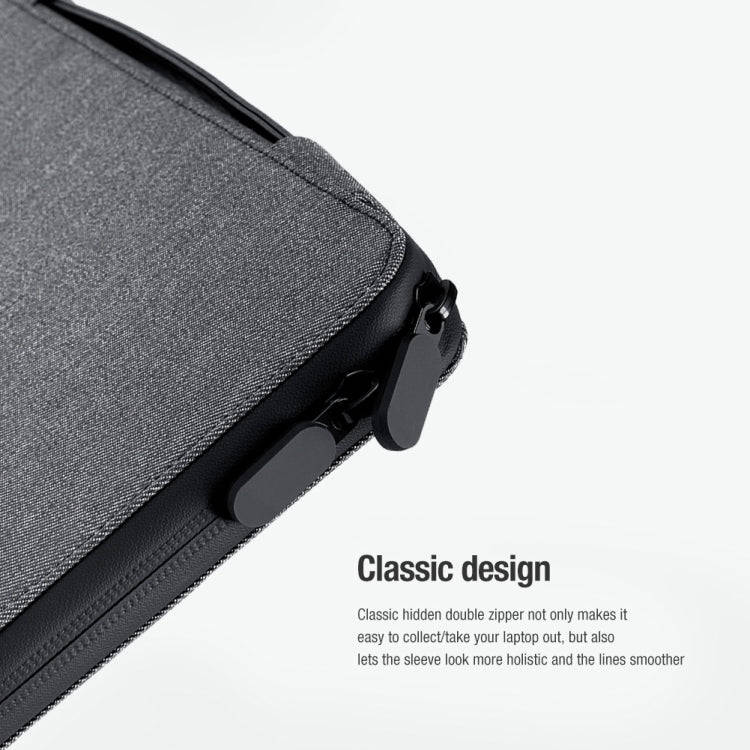 NILLKIN Commuter Multifunctional Laptop Sleeve For 14.0 inch and Below(Dark Gray)