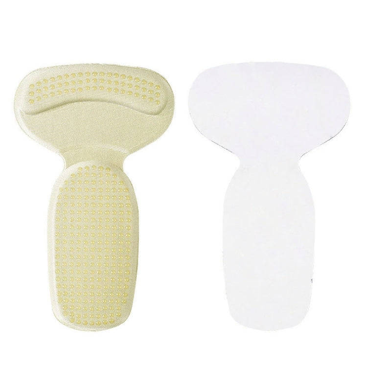 061 High-heeled Shoes Sponge Glue Soft Anti-abrasion Anti-slip Heel Protective Sticker(Apricot)