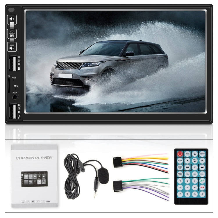 A2821 Car 7 inch Screen HD MP5 Player, Support Bluetooth / FM with Remote Control, Style:Standard...