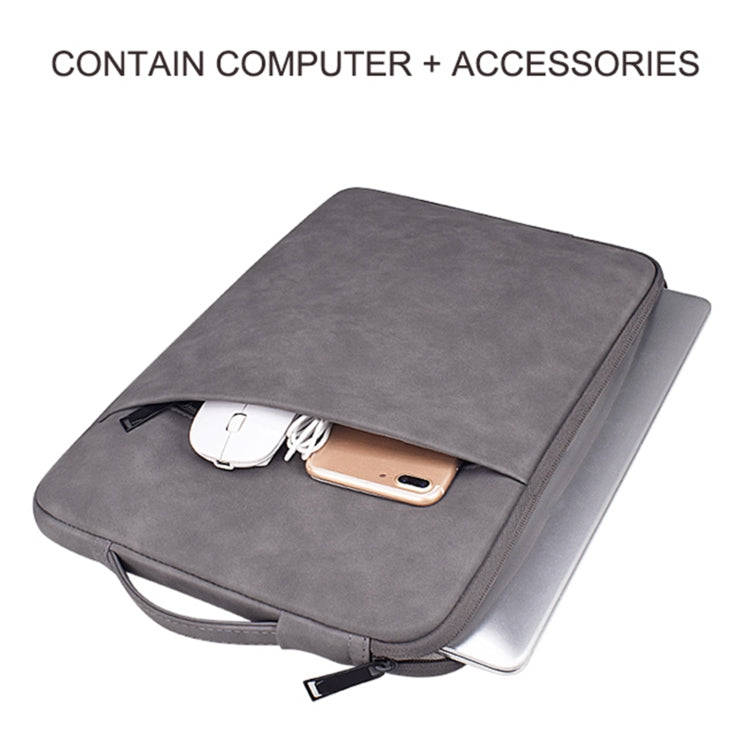 ND08 Sheepskin Notebook Iner Bag, Size:13.3 inch(Deep Space Gray)