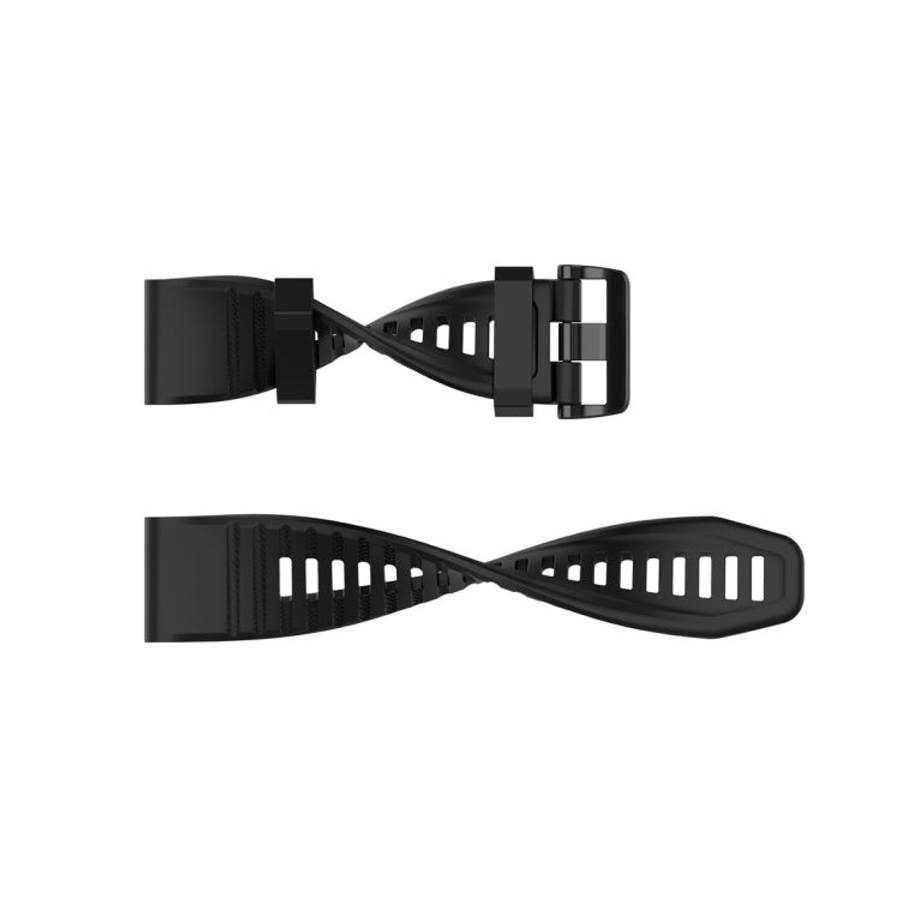 For Garmin Fenix 6 22mm Smart Watch Quick Release Silicon Watch Band(Rose Pink)