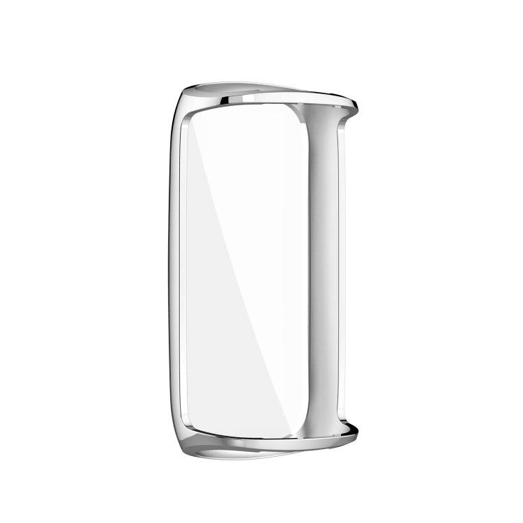 For Fitbit Luxe Full Coverage TPU Electroplating Protective Case Cover(Silver)