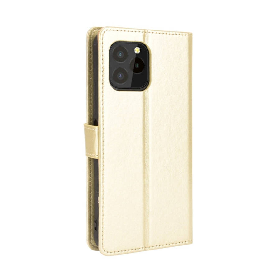 For Oukitel C21 Pro Crazy Horse Texture Horizontal Flip Leather Case with Holder & Card Slots & L...