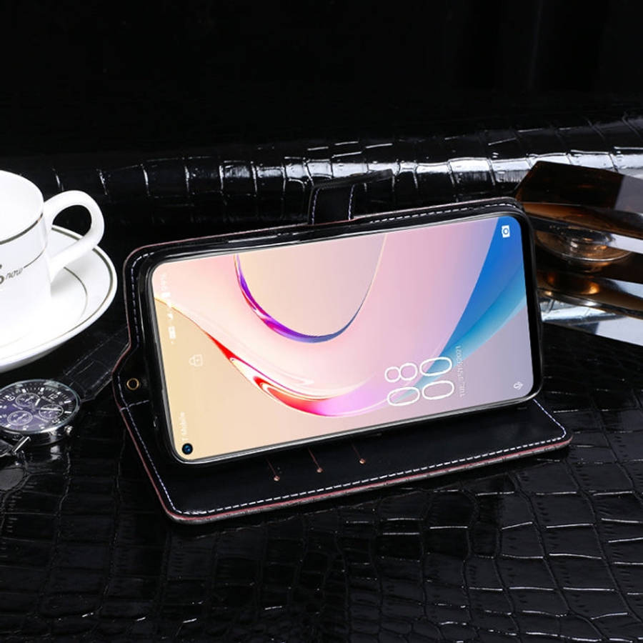 For Oukitel C21 Pro idewei Crocodile Texture Horizontal Flip Leather Case with Holder & Card Slot...