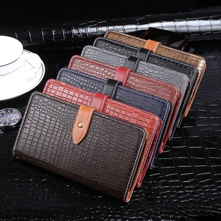 For Oukitel C21 Pro idewei Crocodile Texture Horizontal Flip Leather Case with Holder & Card Slot...