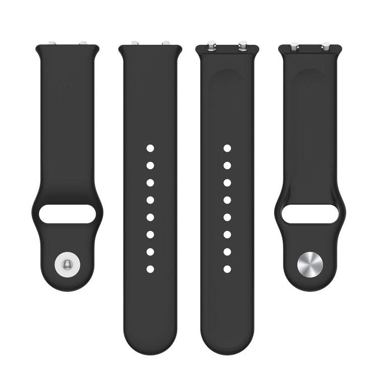 For Meizu Watch Silicone Watch Band, Size: One Size(Black)