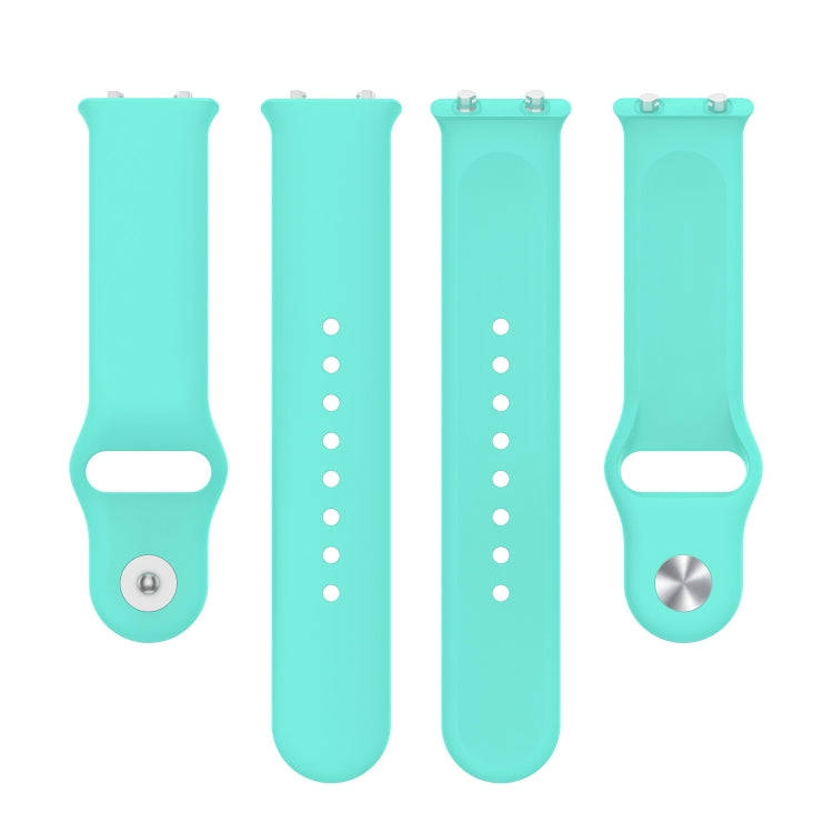 For Meizu Watch Silicone Watch Band, Size: One Size(Lake Blue)