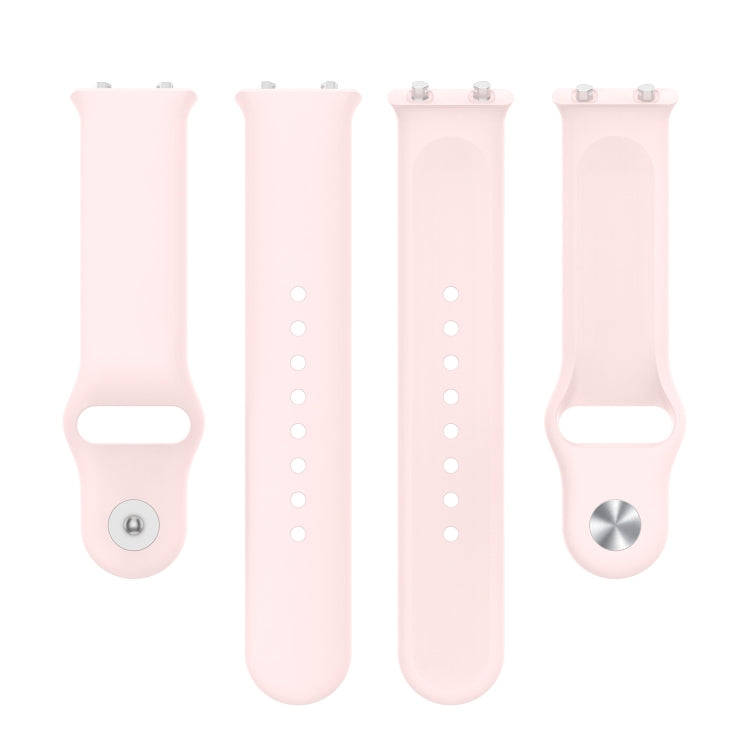 For Meizu Watch Silicone Watch Band, Size: One Size(Light Pink)