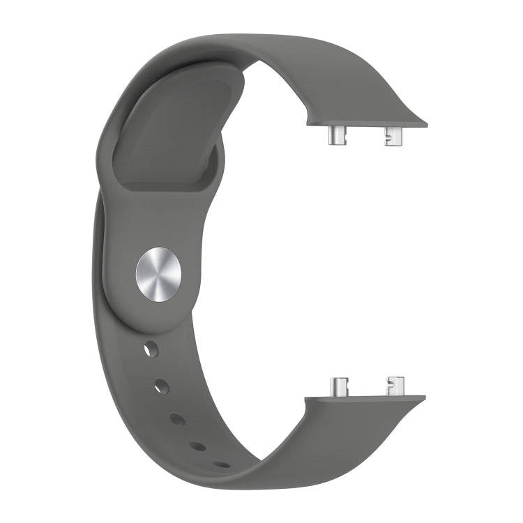 For Meizu Watch Silicone Watch Band, Size: One Size(Dark Grey)