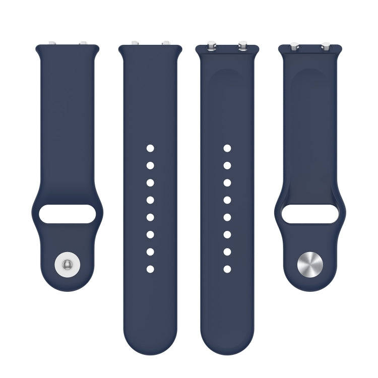 For Meizu Watch Silicone Watch Band, Size: One Size(Midnight Blue)