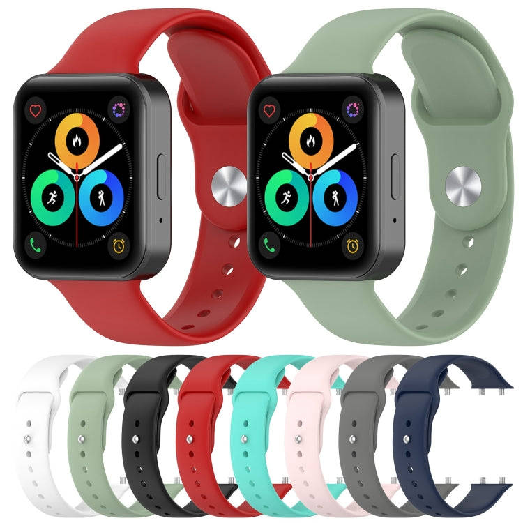 For Meizu Watch Silicone Watch Band, Size: One Size(Light Pink)