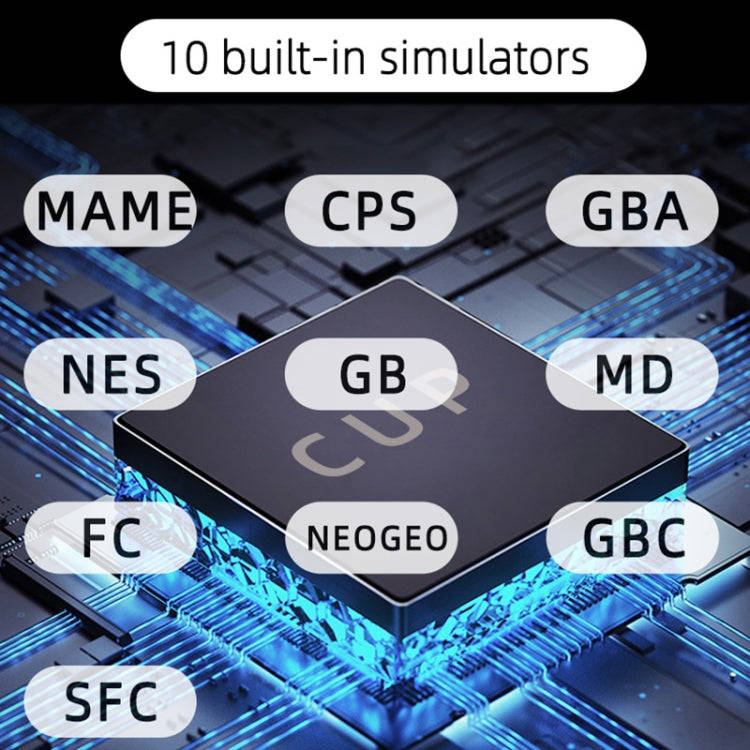 X20 mini Classic Games Handheld Game Console with 4.3 inch Screen & 8GB Memory(Grey)