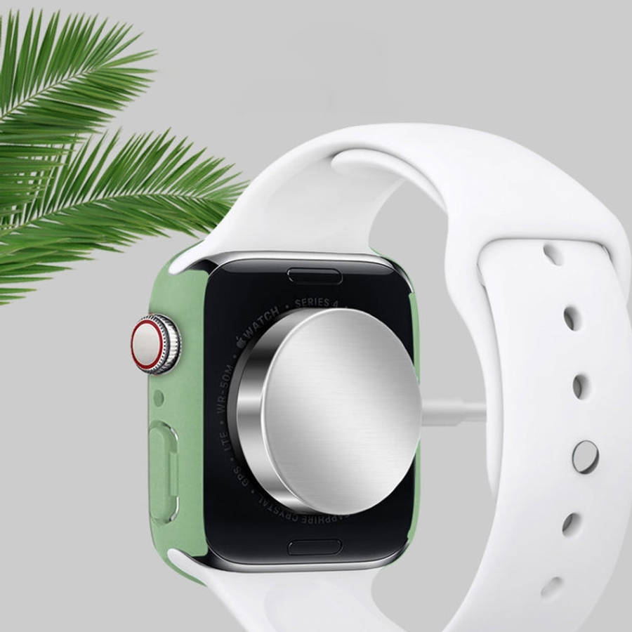Shockproof PC Protective Case with Tempered Glass Film For Apple Watch Series 9 / 8 / 7 45mm(Midn...