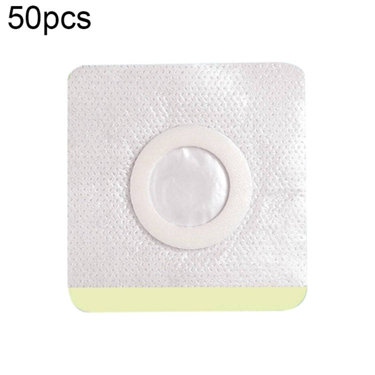 50pcs 043 Non-woven Stickers Wound Anti-seepage Three-volt Medicinal Patch, Size:6x6x2cm (Square)