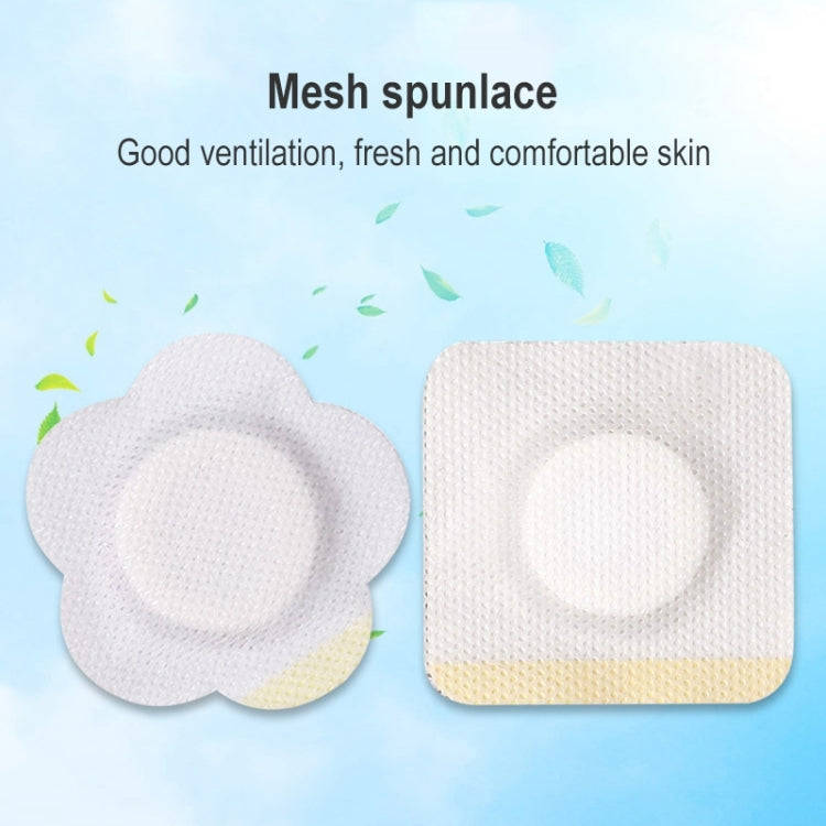 50pcs 043 Non-woven Stickers Wound Anti-seepage Three-volt Medicinal Patch, Size:6x6x2cm (Square)