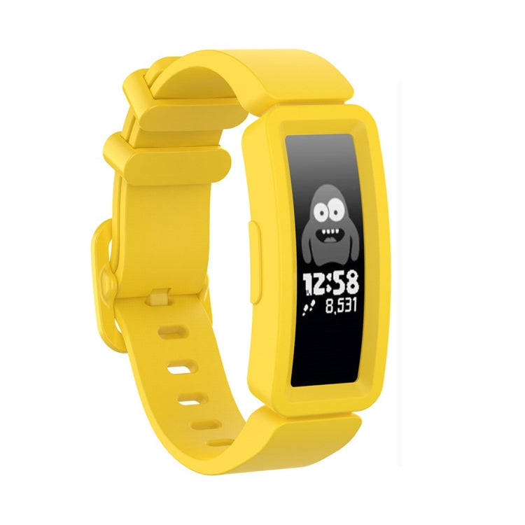 For Fitbit Inspire HR / Ace 2 Silicone Smart Watch  Watch Band(Yellow)