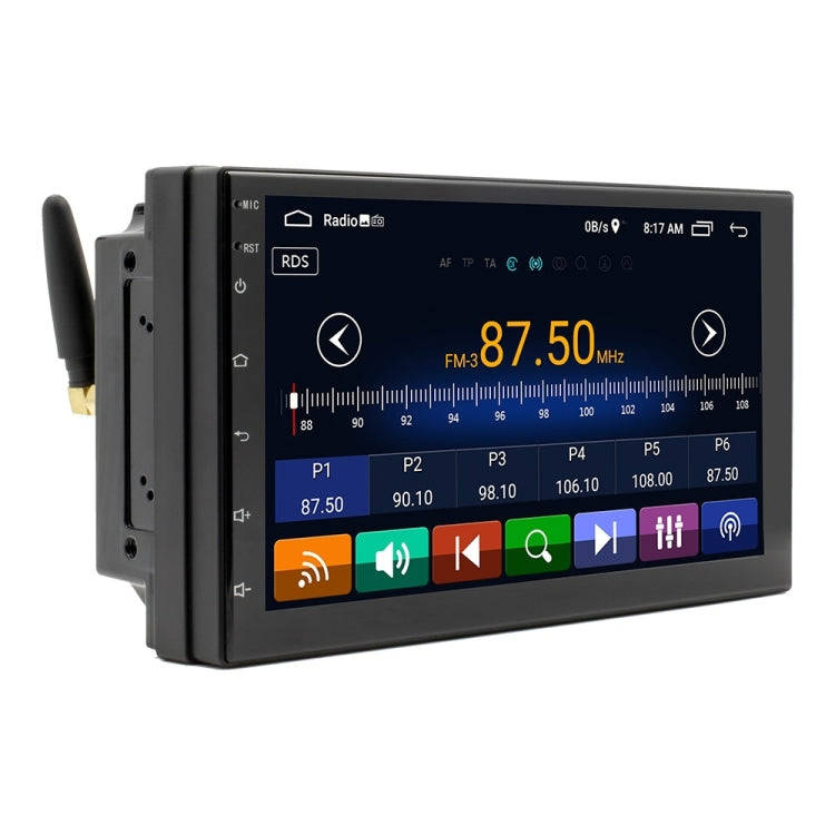 S-072A 7 inch IPS Screen Car Android Player GPS Navigation Bluetooth Touch Radio, Support Mirror ...