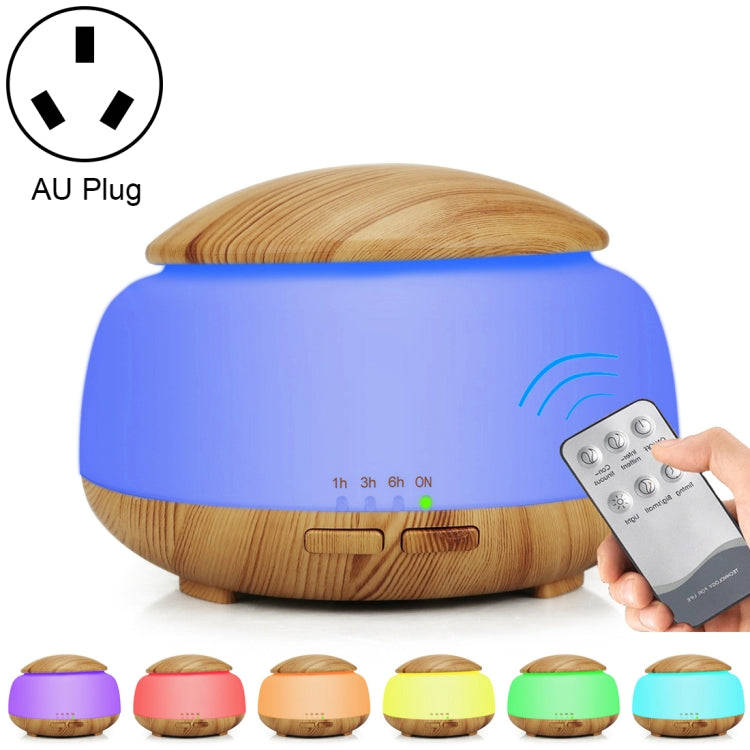 Wood Grain Humidifier Air Purifier Ultrasonic Atomization Household Aromatherapy Machine with Col...