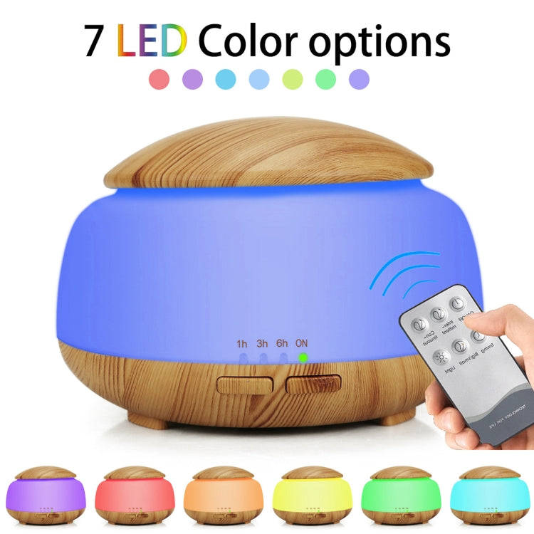 Wood Grain Humidifier Air Purifier Ultrasonic Atomization Household Aromatherapy Machine with Col...