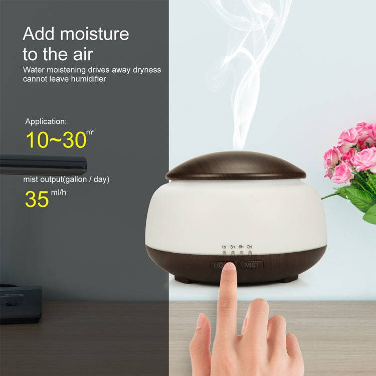 Wood Grain Humidifier Air Purifier Ultrasonic Atomization Household Aromatherapy Machine with Col...