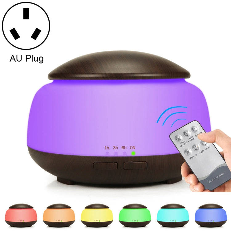 Wood Grain Humidifier Air Purifier Ultrasonic Atomization Household Aromatherapy Machine with Col...