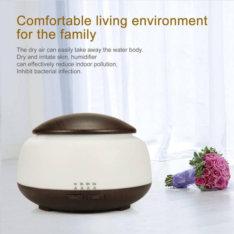 Wood Grain Humidifier Air Purifier Ultrasonic Atomization Household Aromatherapy Machine with Col...