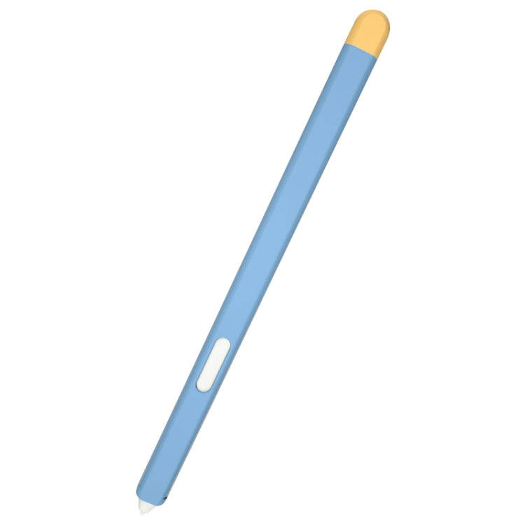 Contrast Color Stylus Pen Protective Case for Samsung Galaxy Tab S Pen(Blue Yellow)