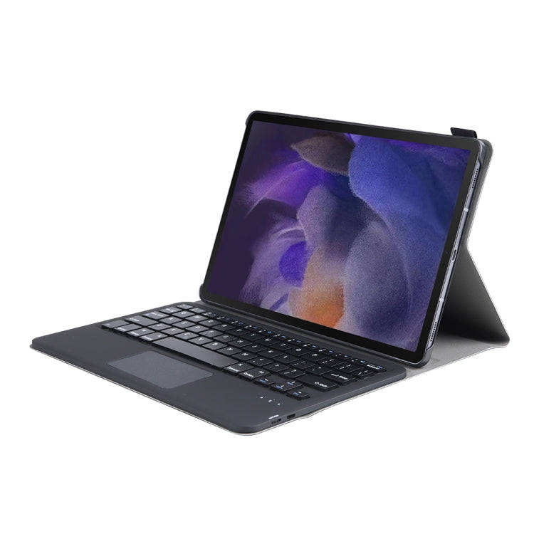 A08-A Ultra-thin Bluetooth Keyboard Leather Case with Touchpad For Samsung Galaxy Tab A8 2021 SM-...