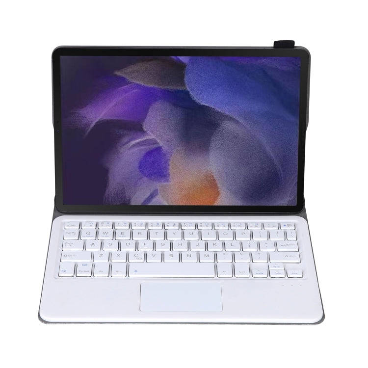 A08-A Ultra-thin Bluetooth Keyboard Leather Case with Touchpad For Samsung Galaxy Tab A8 2021 SM-...