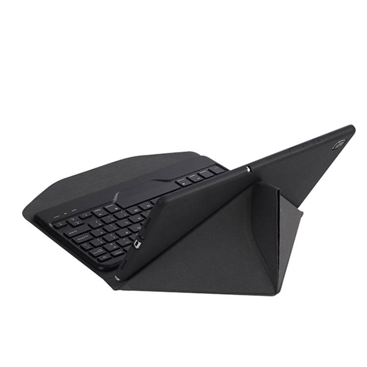 BA08 Diamond Texture Bluetooth Keyboard Leather Case with Triangle Back Support For Samsung Galax...