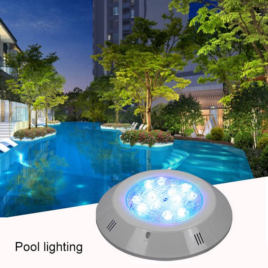 Swimming Pool ABS Wall Lamp LED Underwater Light, Power:9W(Colorful)
