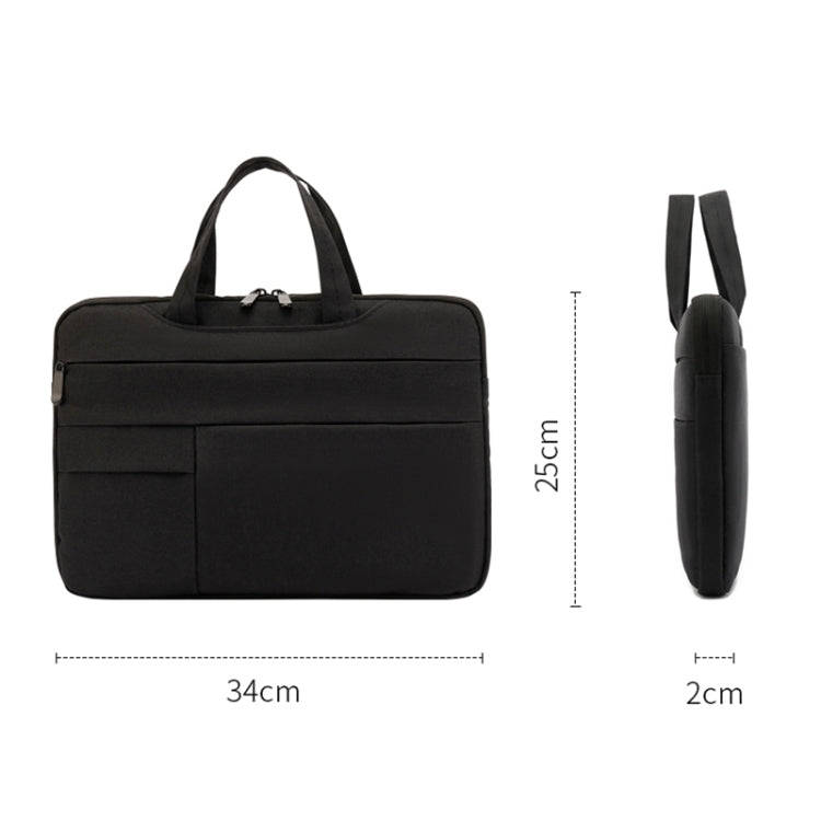 POFOKO C510 Waterproof Oxford Cloth Laptop Handbag For 13.3 inch Laptops(Black)
