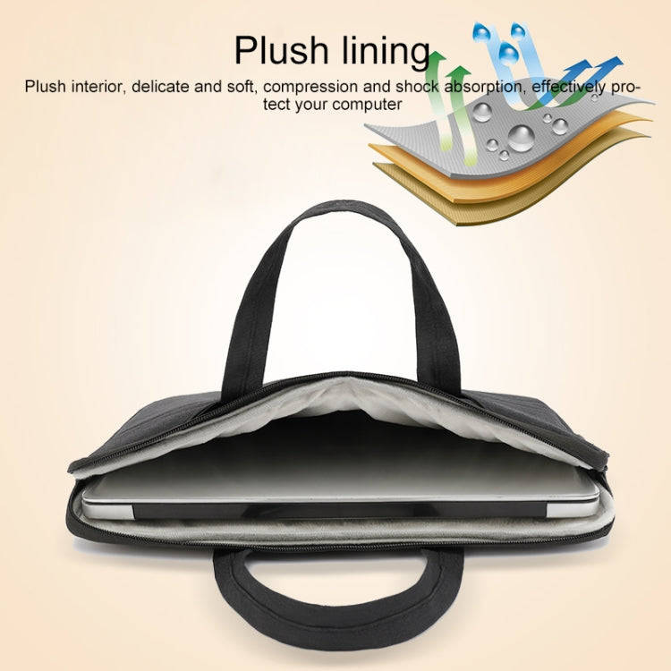POFOKO C510 Waterproof Oxford Cloth Laptop Handbag For 13.3 inch Laptops(Black)