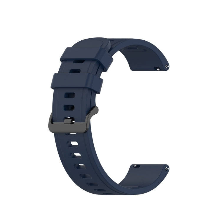 For Amazfit GTR Silicone Smart Watch Watch Band, Size:22mm(Dark Blue)