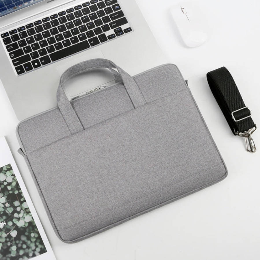 P310 Waterproof Oxford Cloth Laptop Handbag For 14 inch(Grey)