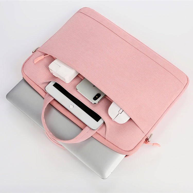 P510 Waterproof Oxford Cloth Laptop Handbag For 15-16 inch(Pink)