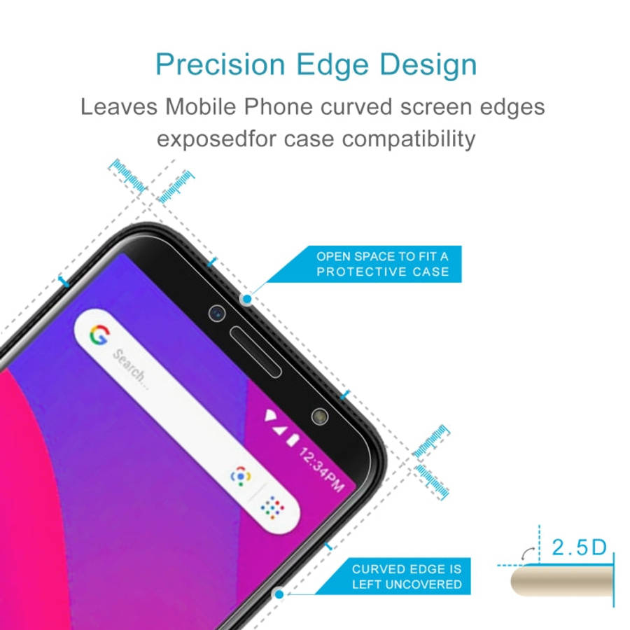10 PCS 0.26mm 9H 2.5D Tempered Glass Film For BLU C6 2019